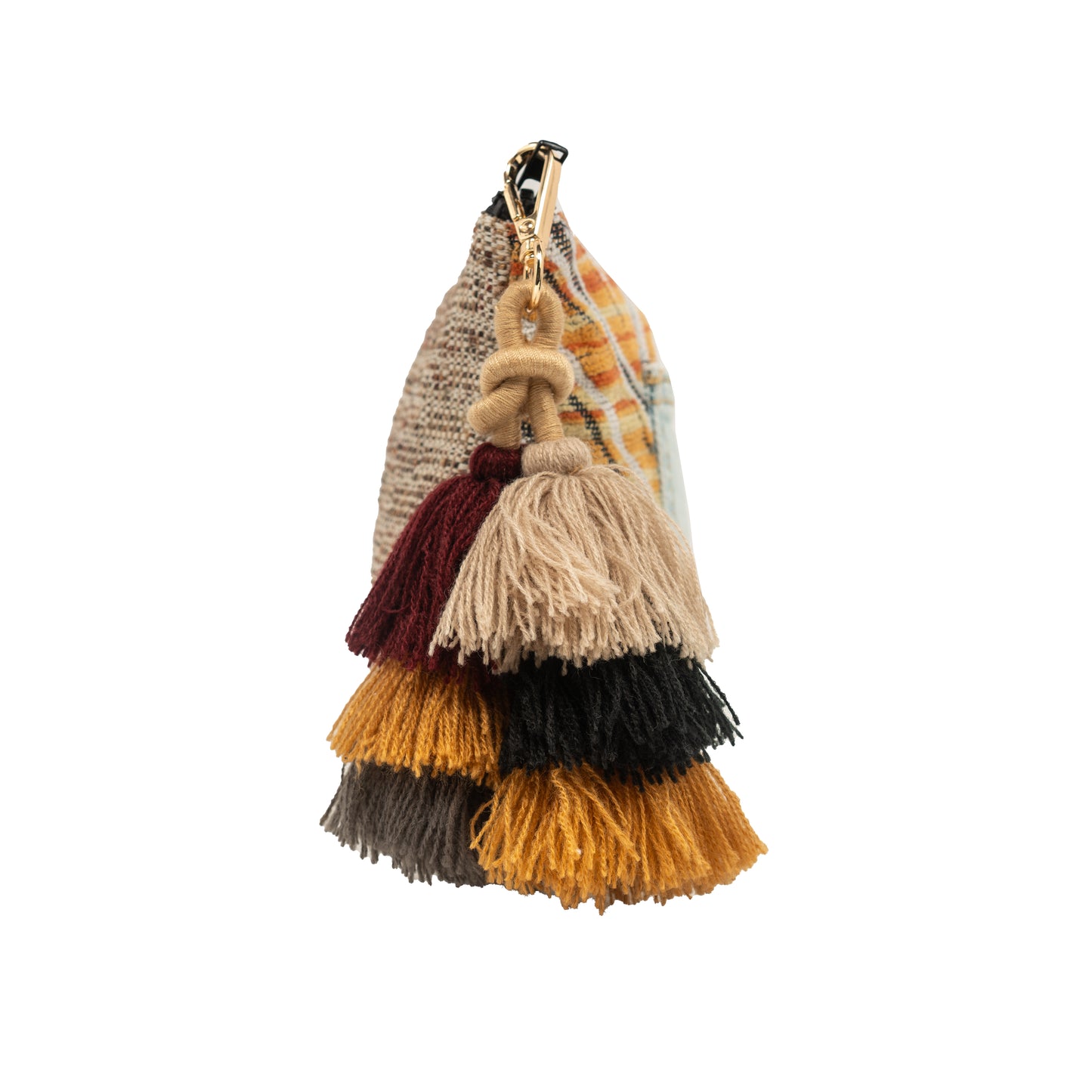 Medium Clutch (Sunrise Pattern & Earthy Weave)