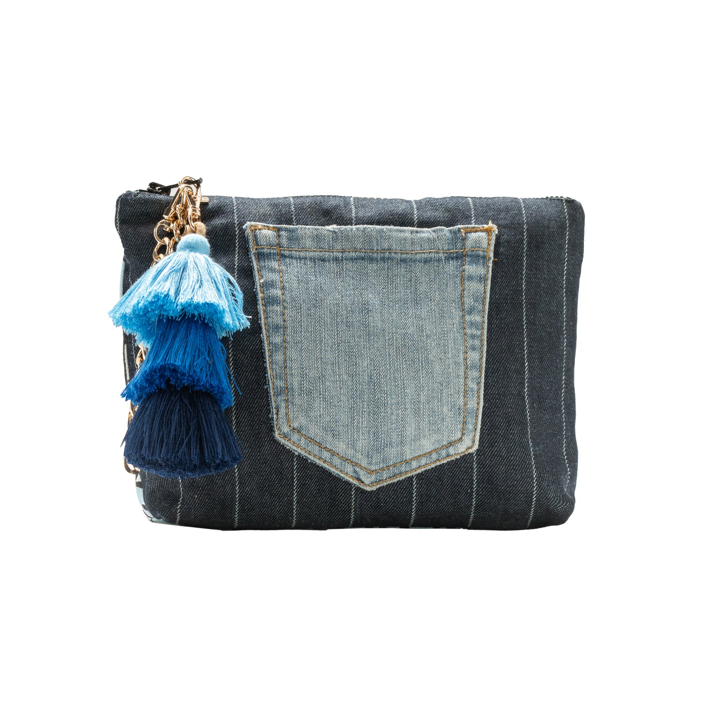 Medium Clutch (Dior & Two-Tone Classic Denim)