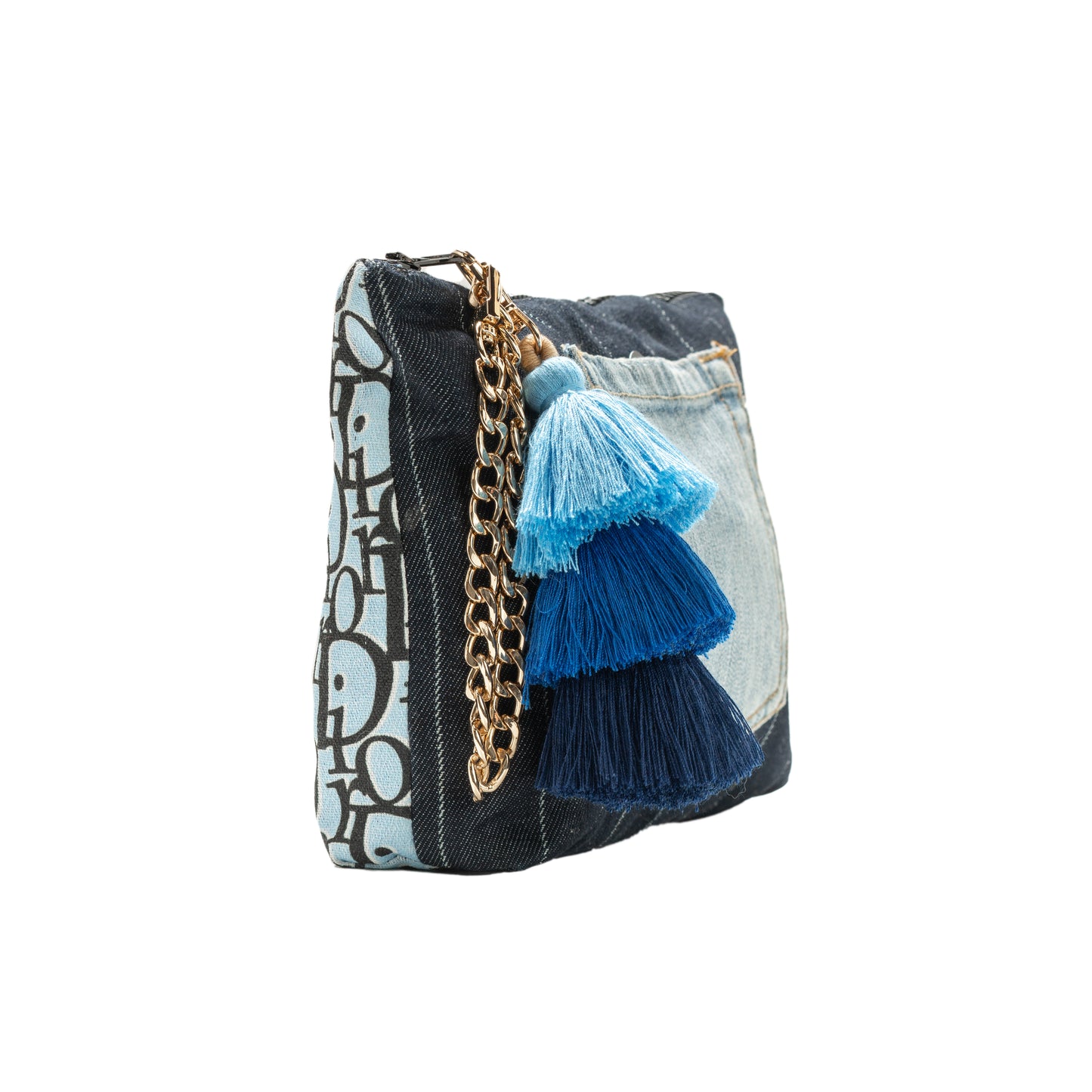 Medium Clutch (Dior & Two-Tone Classic Denim)