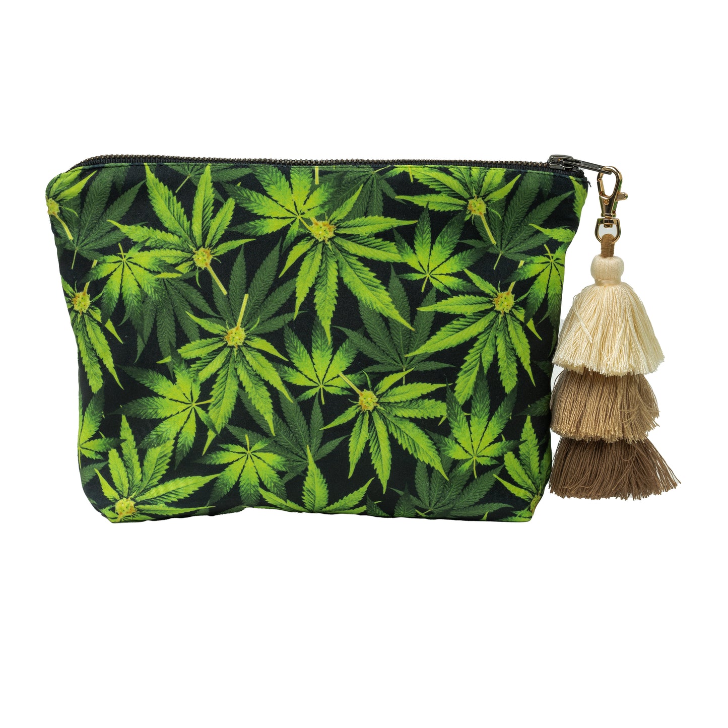 Medium Clutch (Hemp & Two-Tone Denim)