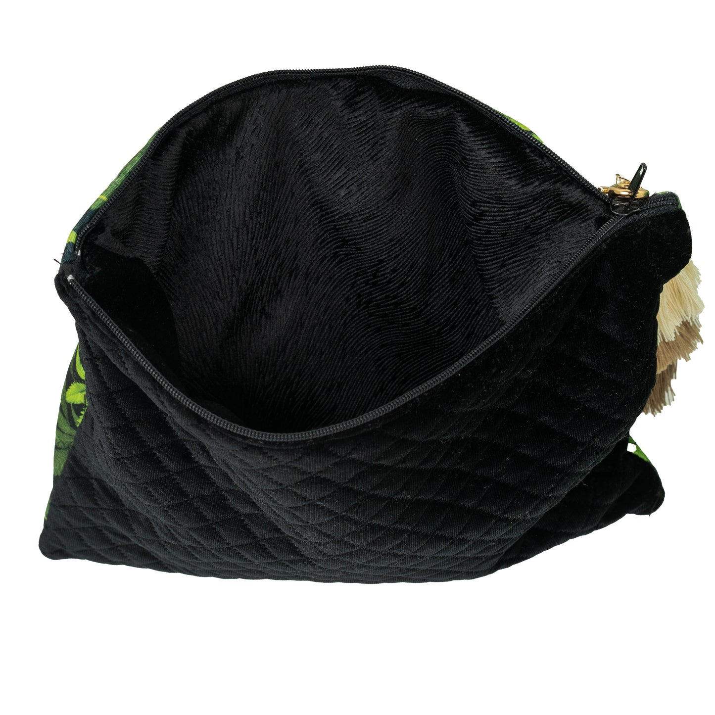 Medium Clutch (Hemp & Quilted Fleece)