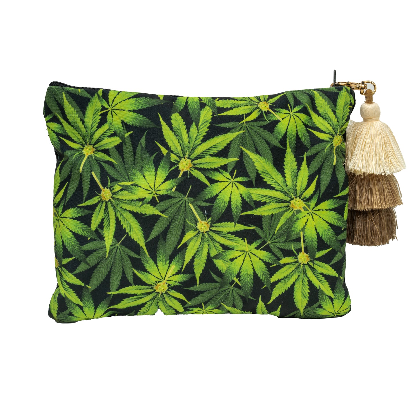 Medium Clutch (Hemp & Quilted Fleece)