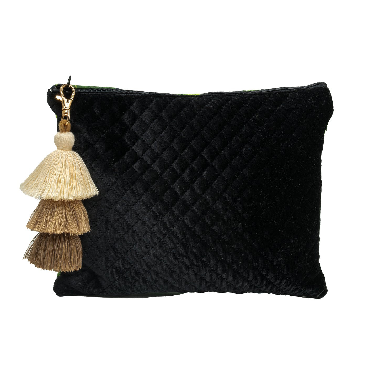 Medium Clutch (Hemp & Quilted Fleece)