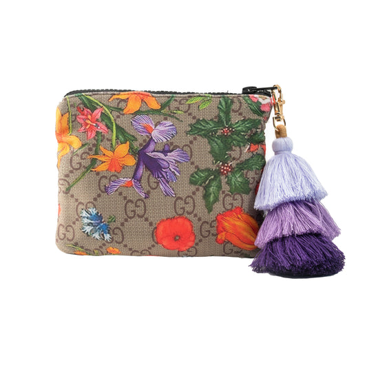 Wristlet (Floral & Basket Weave)