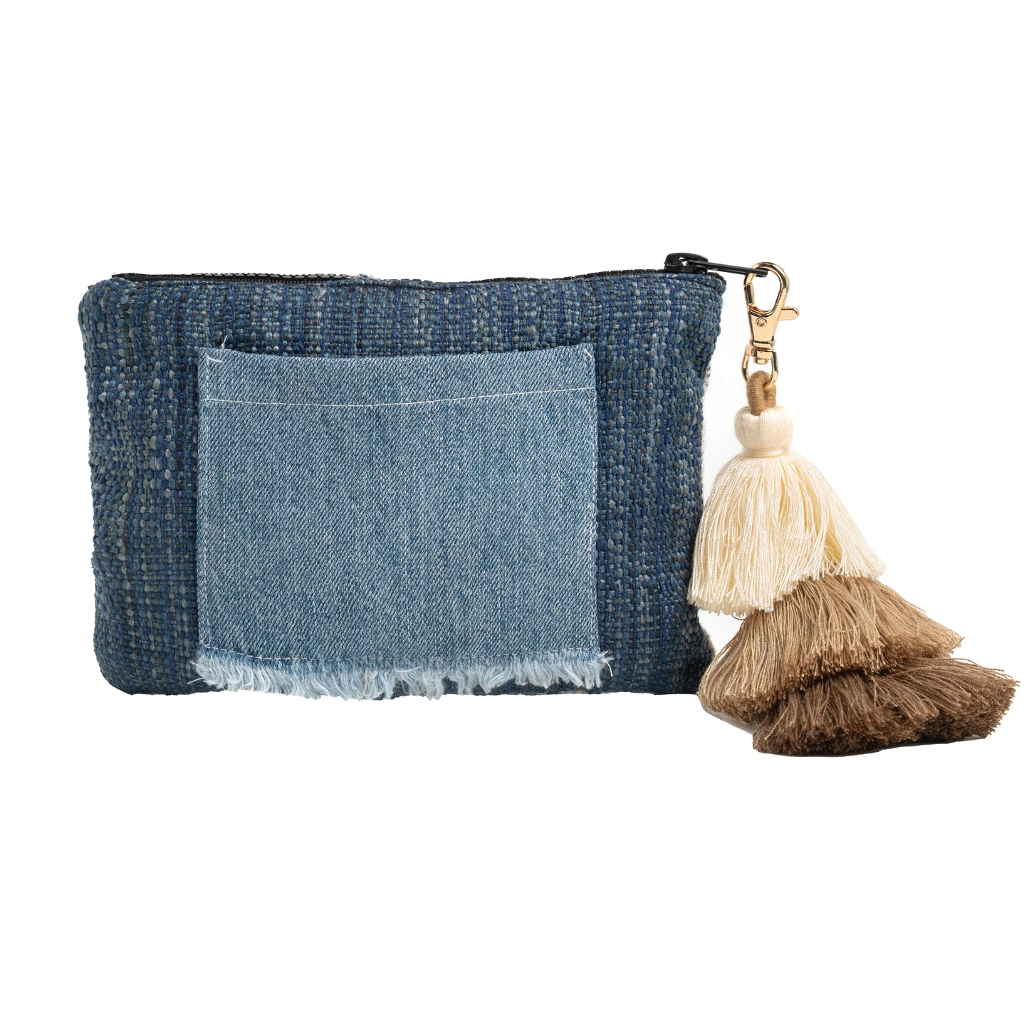 Wristlet (Basket Weave & Denim)