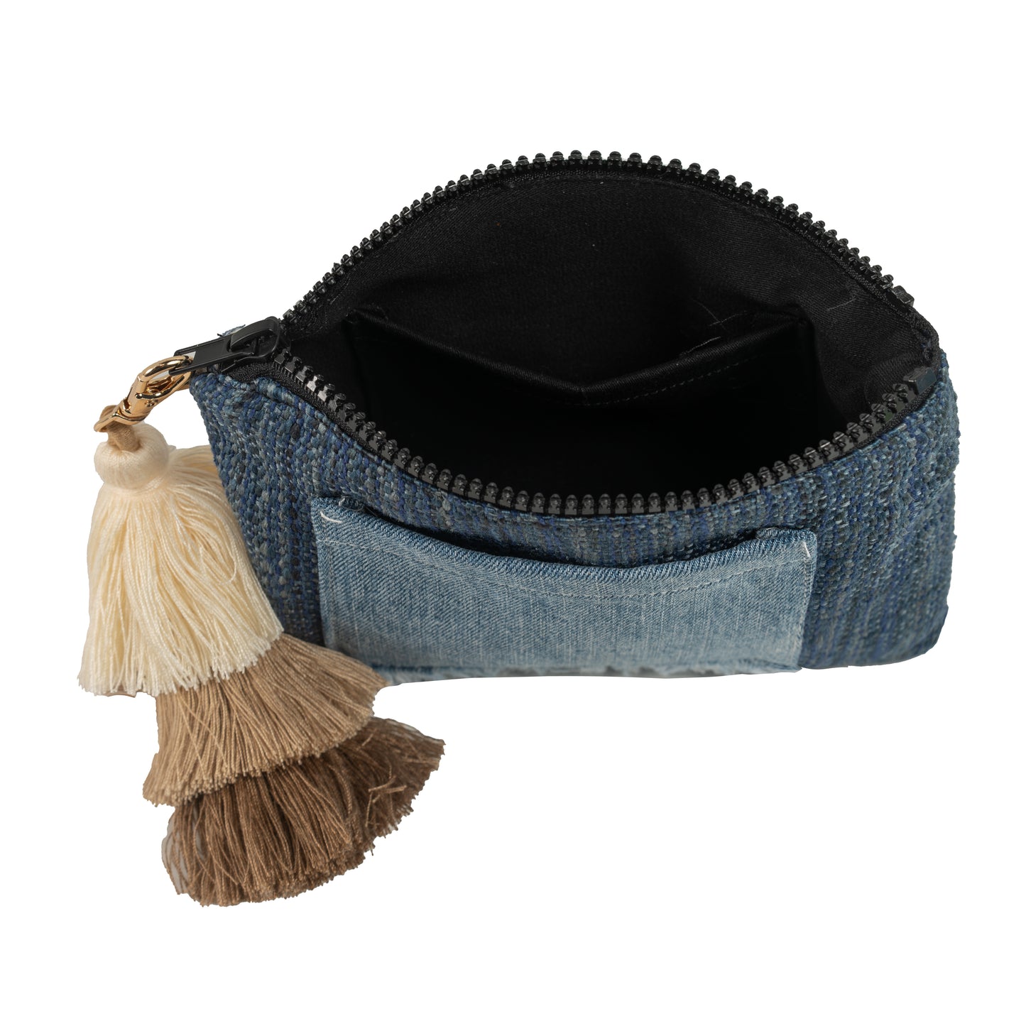 Wristlet (Basket Weave & Denim)